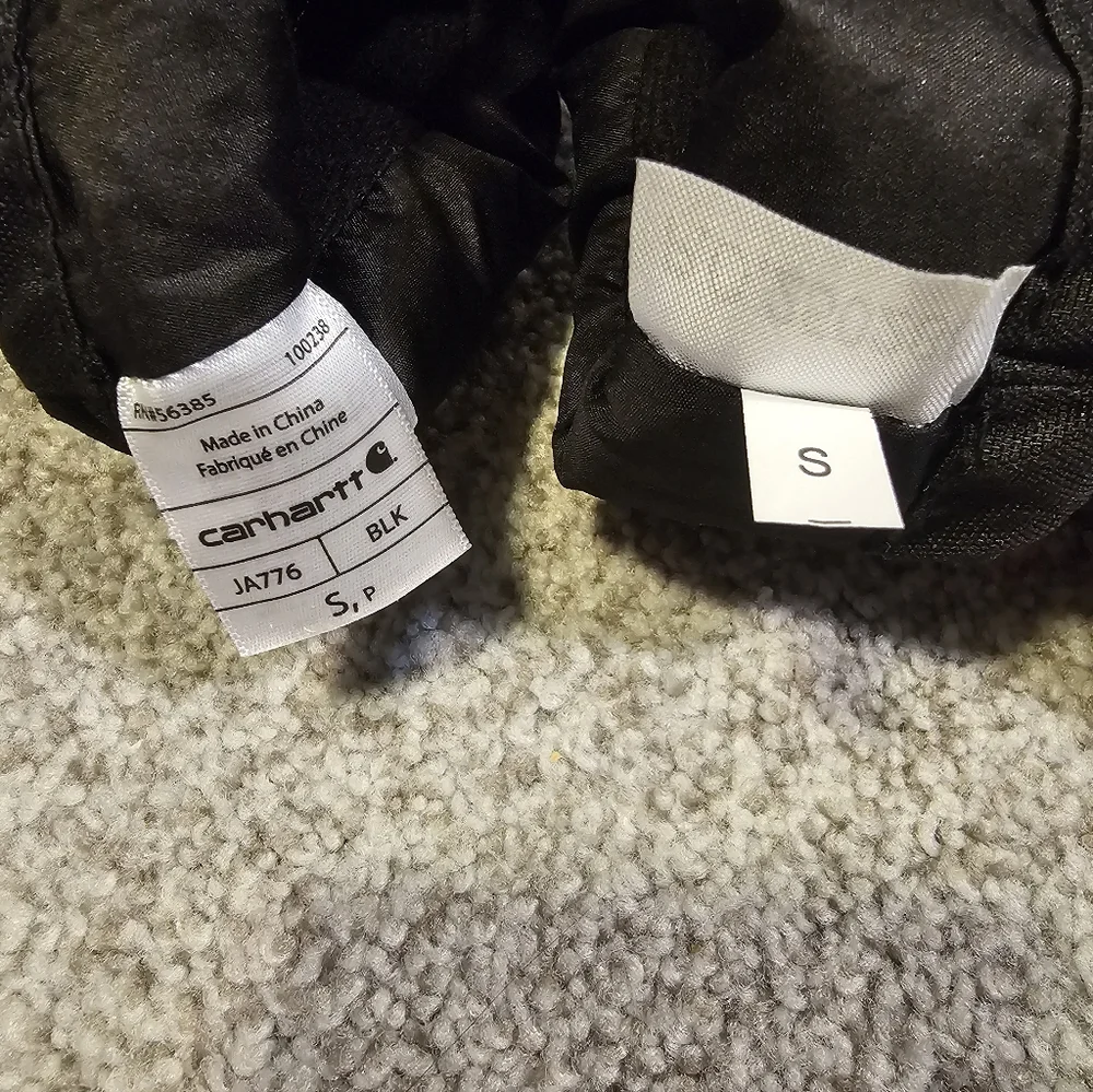 Carhartt Black Insulated Winter Gloves Kids